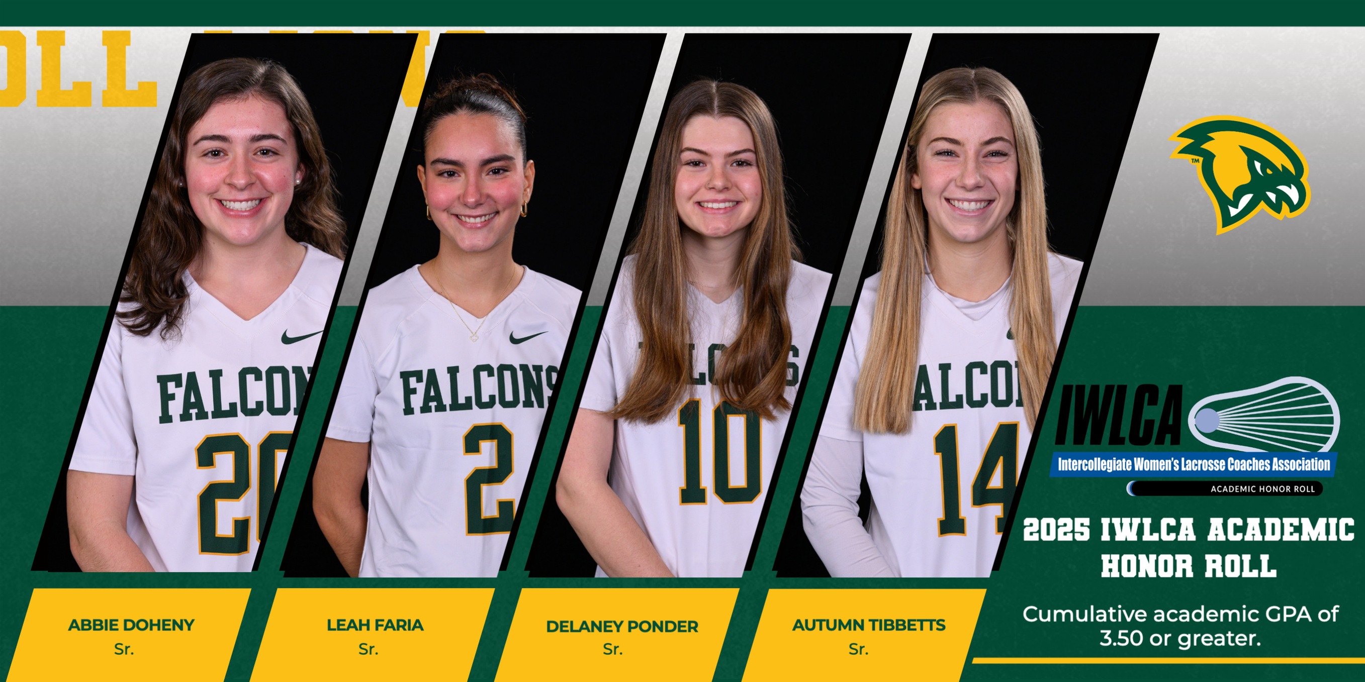 Four Women's Lacrosse Players Earn Spot on IWLCA All-Academic Squad