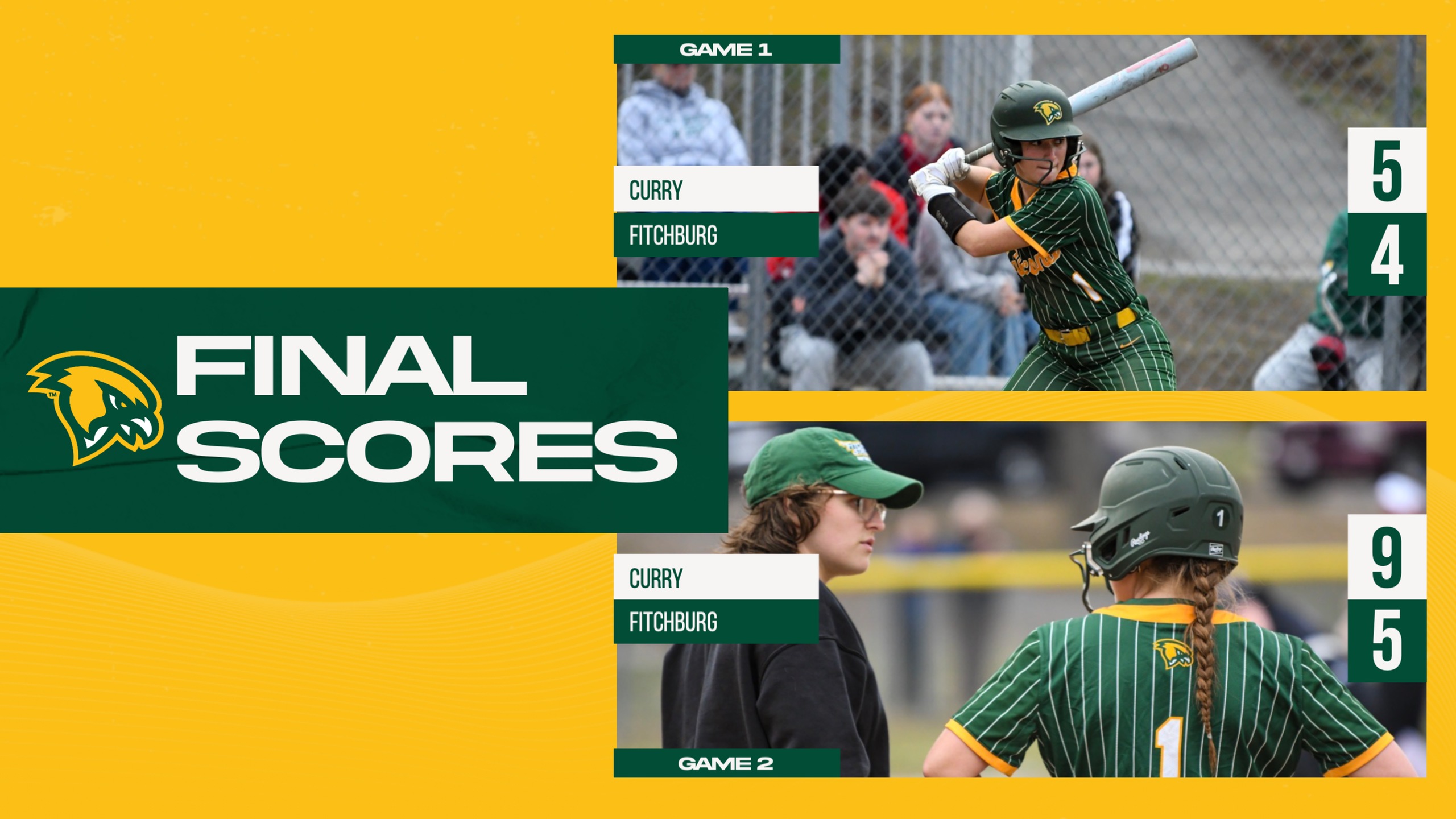 Softball falls short to Curry in 2026 Home Opening Doubleheader