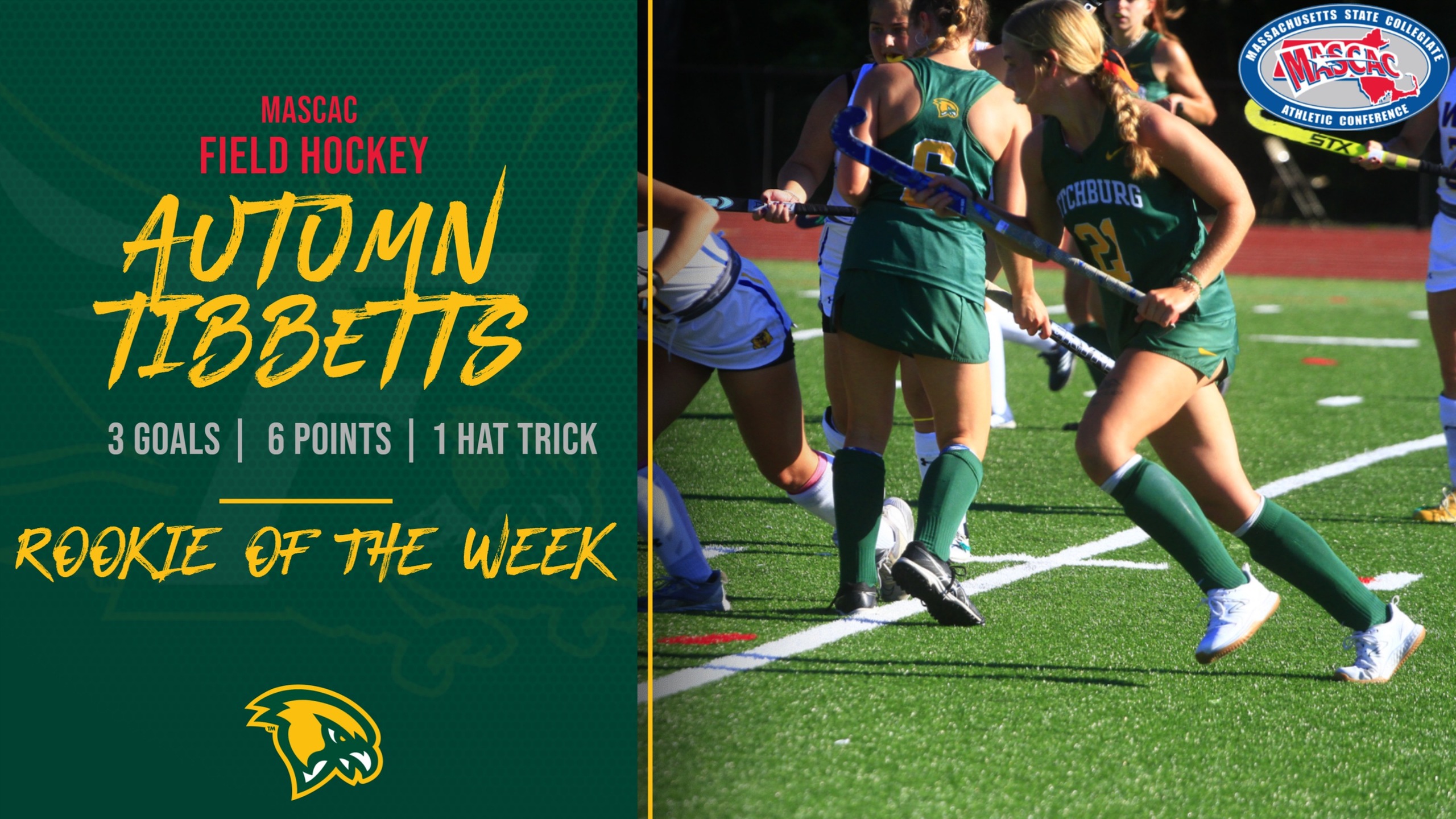 Tibbetts Tabbed MASCAC Field Hockey Rookie Of The Week