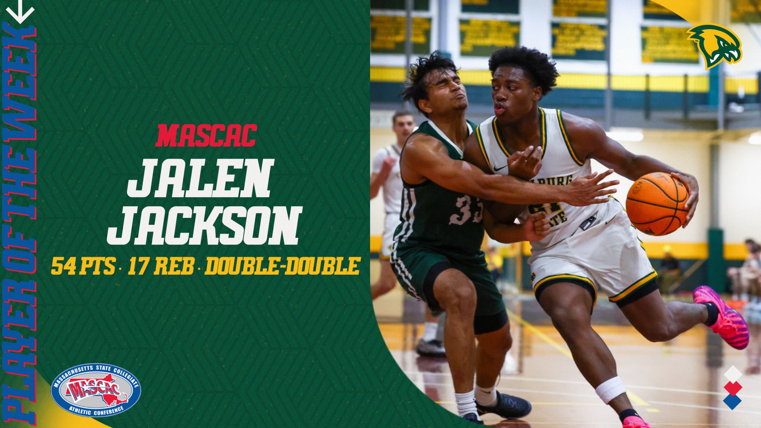 Jackson Earns MASCAC Player of the Week Honors