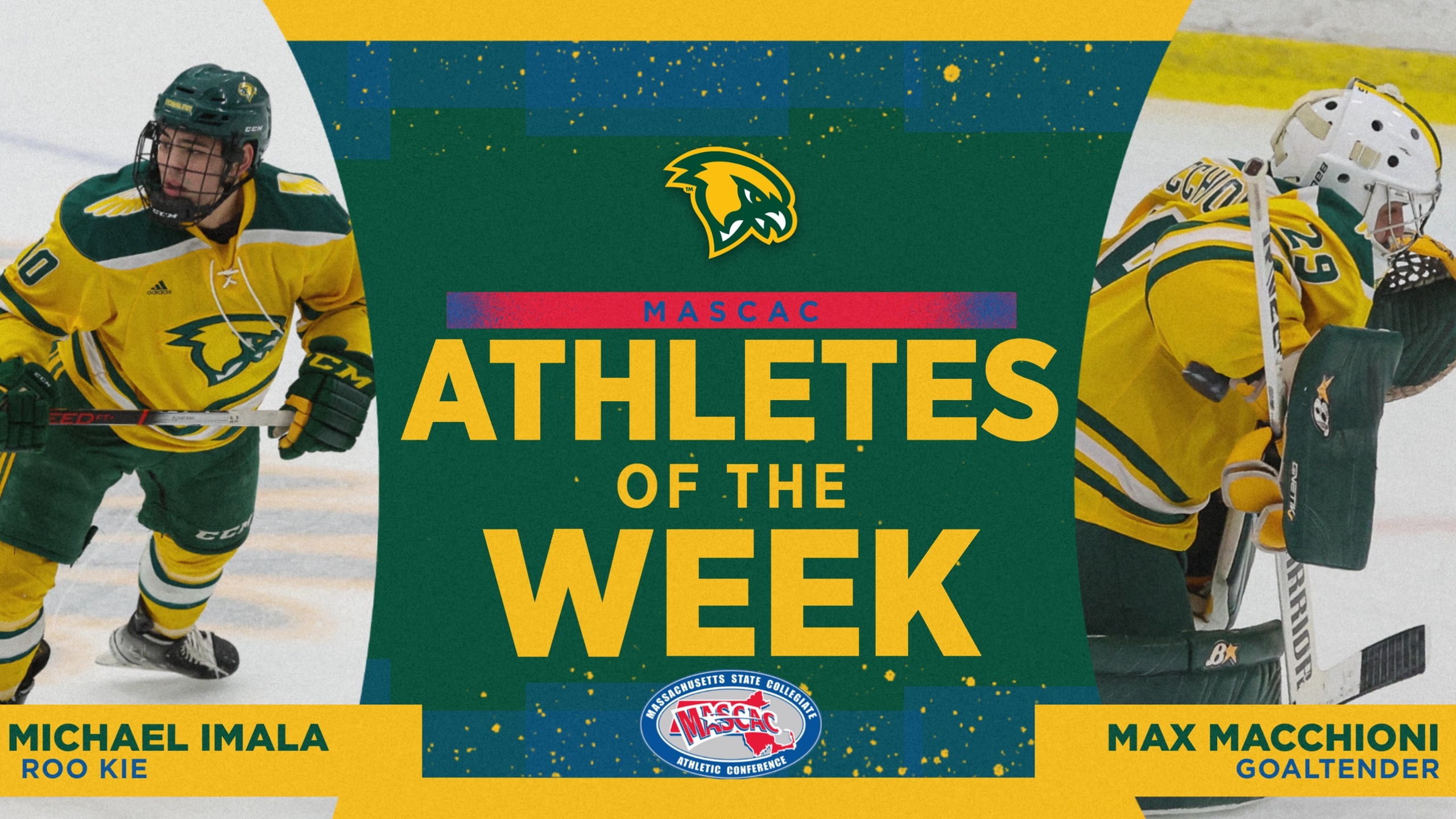 Falcon Duo Collect MASCAC Ice Hockey Weekly Accolades