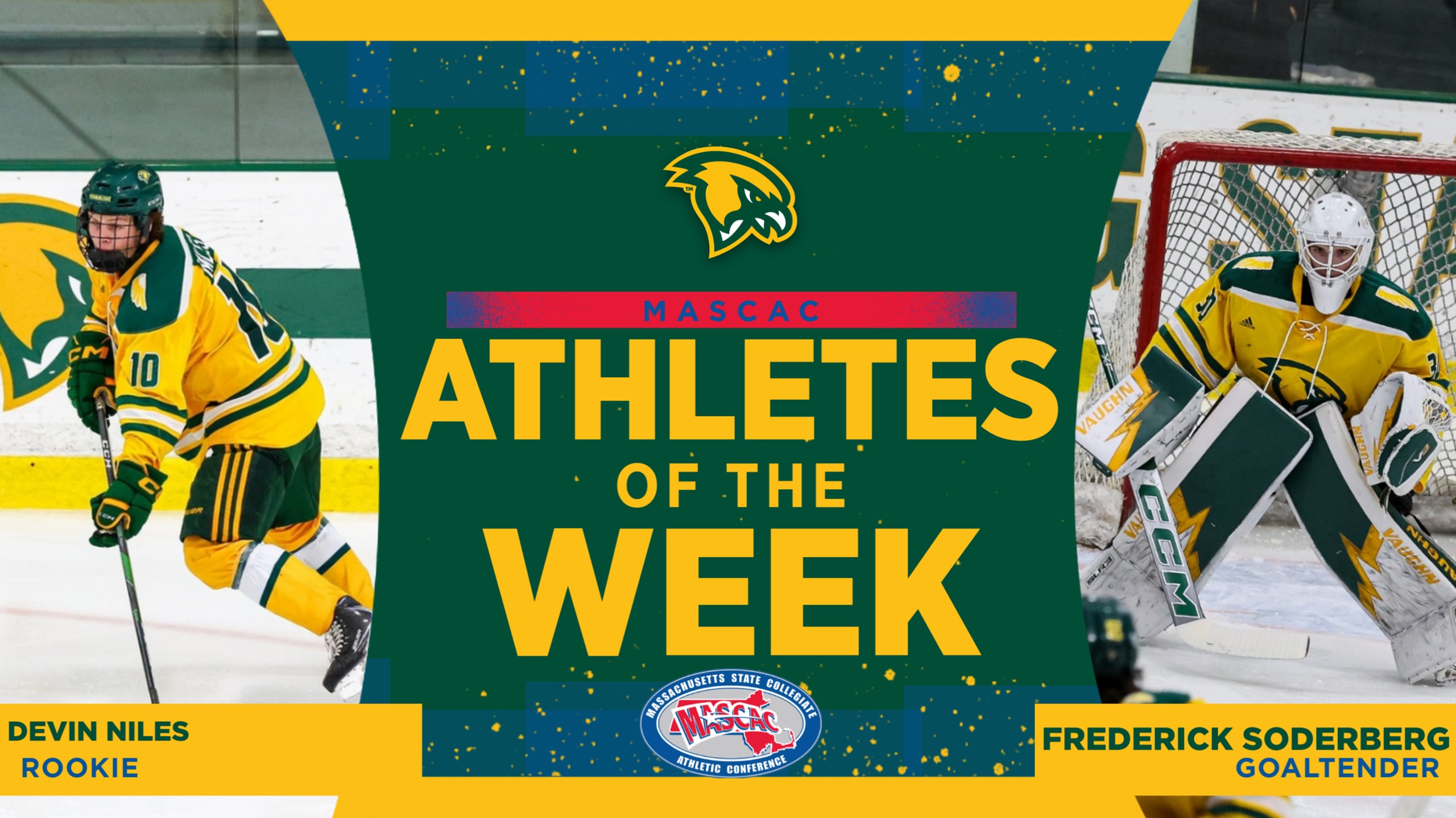 Ice Hockey Pair Earn MASCAC Weekly Accolades