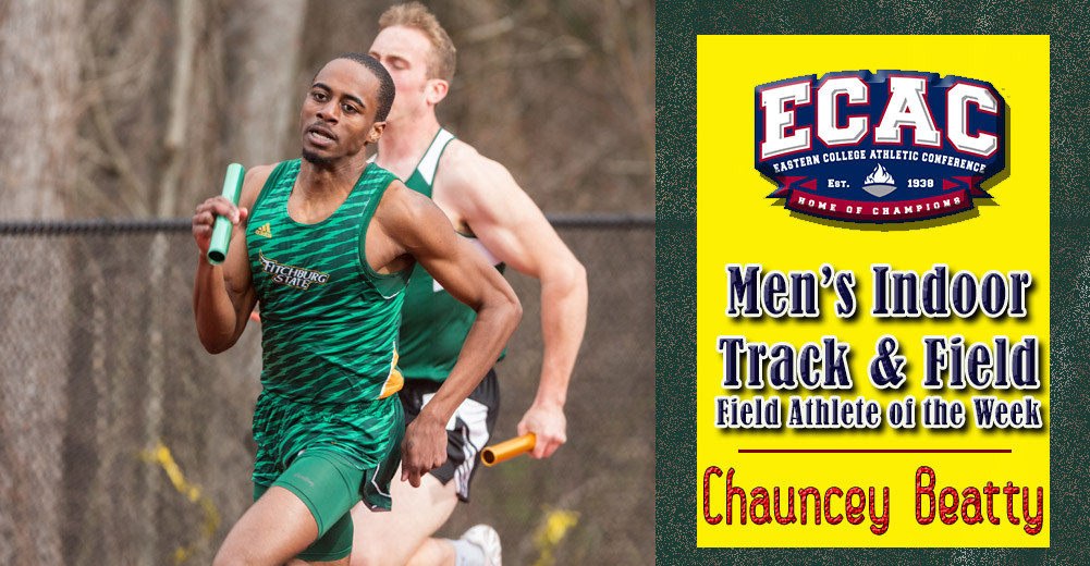Beatty Selected ECAC DIII NE Men&rsquo;s Indoor Track Athlete Of The Week