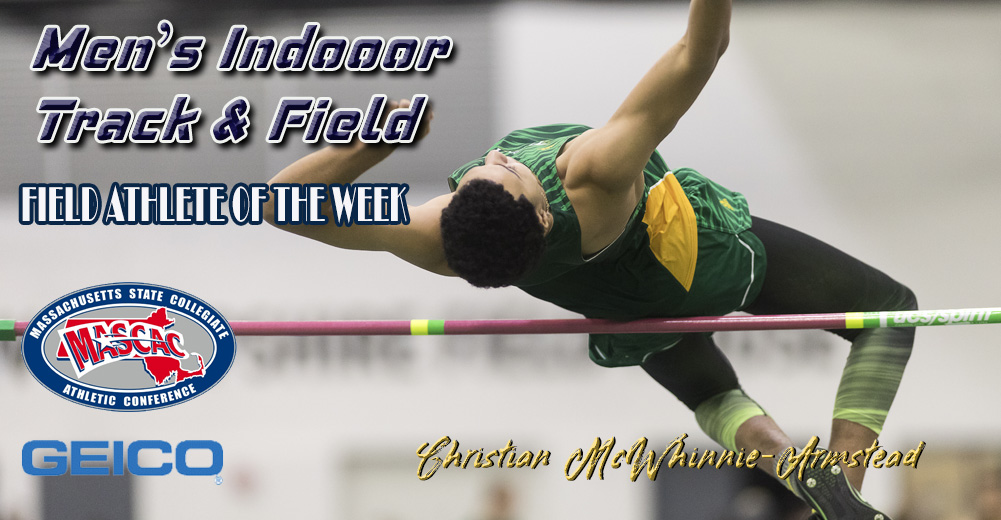 McWhinnie-Armstead Named MASCAC Men&rsquo;s Indoor Field Athlete Of The Week