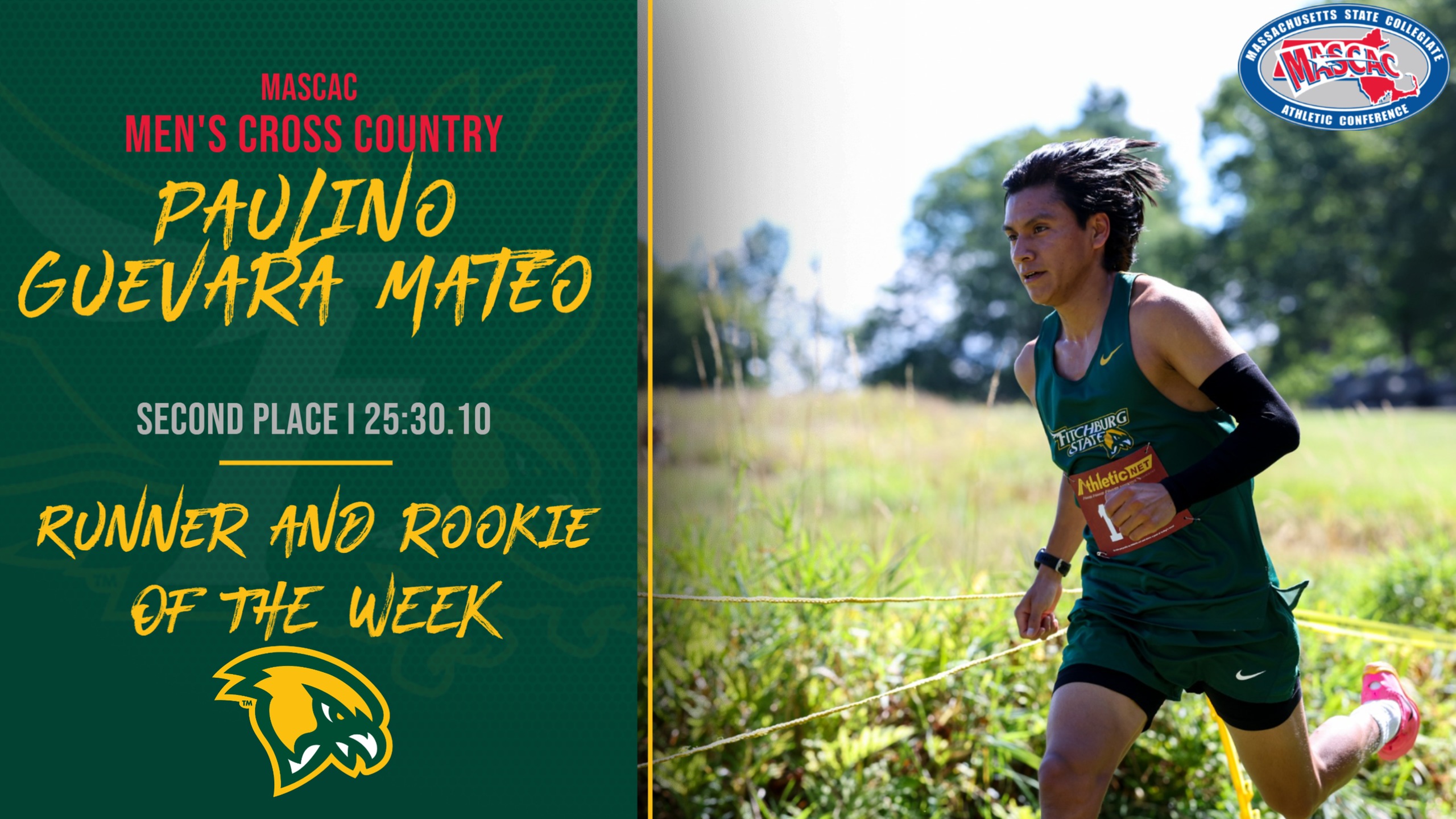 Guevara Mateo Selected MASCAC MXC Runner & Rookie Of The Week