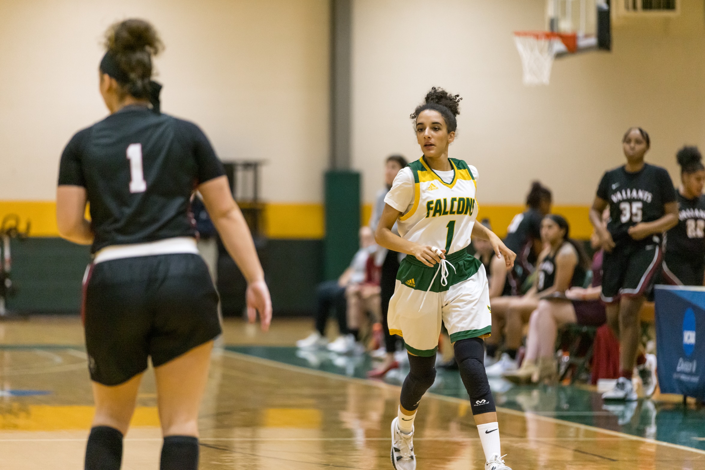 Falcons Upended By Lancers, 78-43