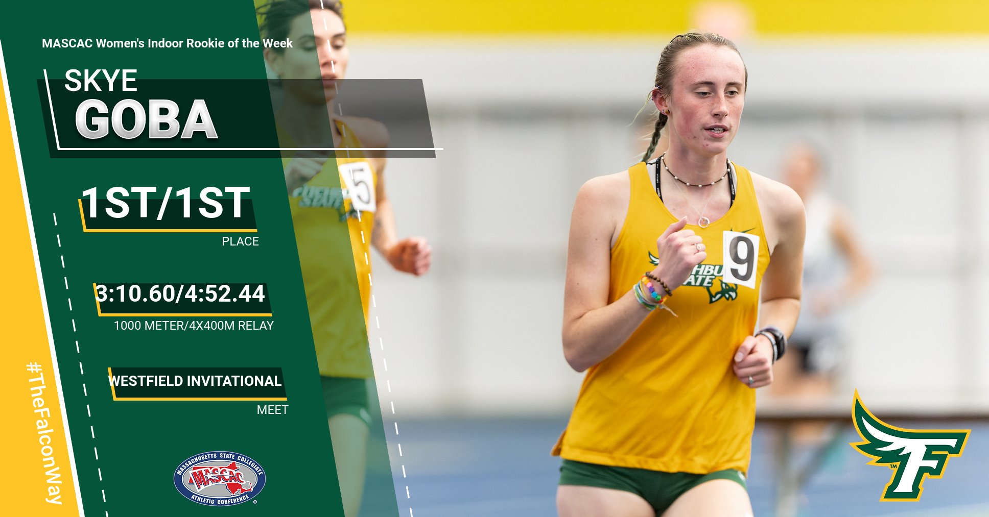 Goba Selected Women&rsquo;s Indoor Track Rookie of the Week