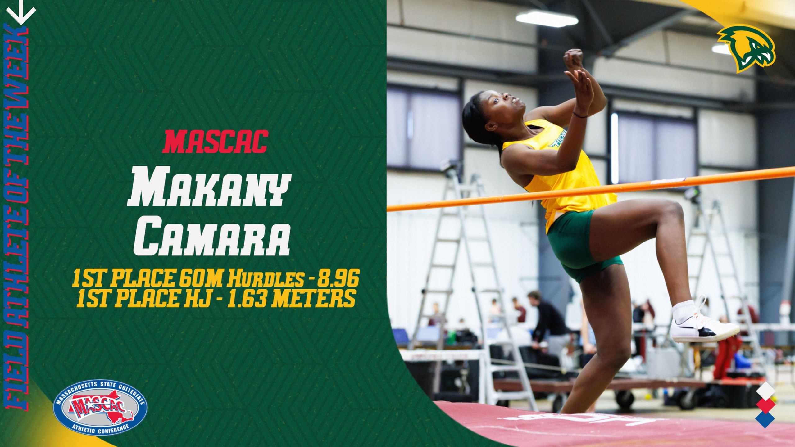 Camara Selected MASCAC WITK Athlete Of The Week