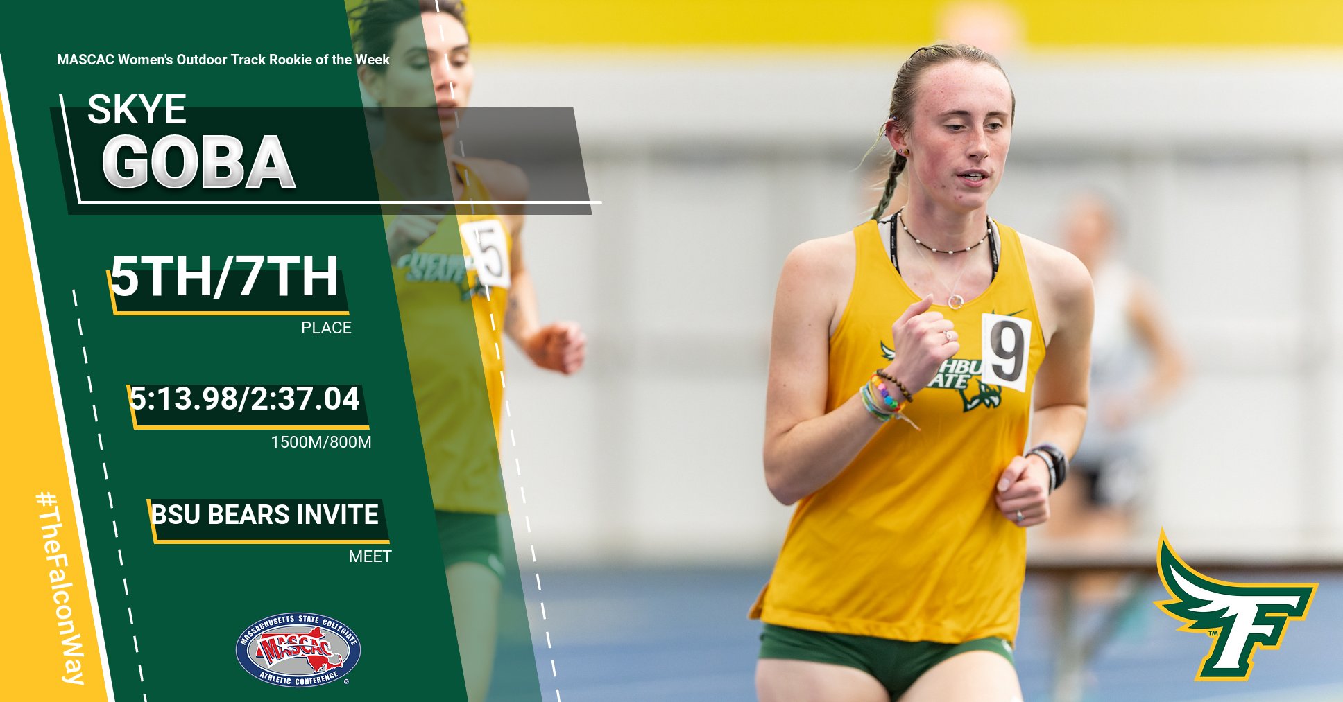 Goba Tabbed MASCAC WOTK Rookie Of The Week