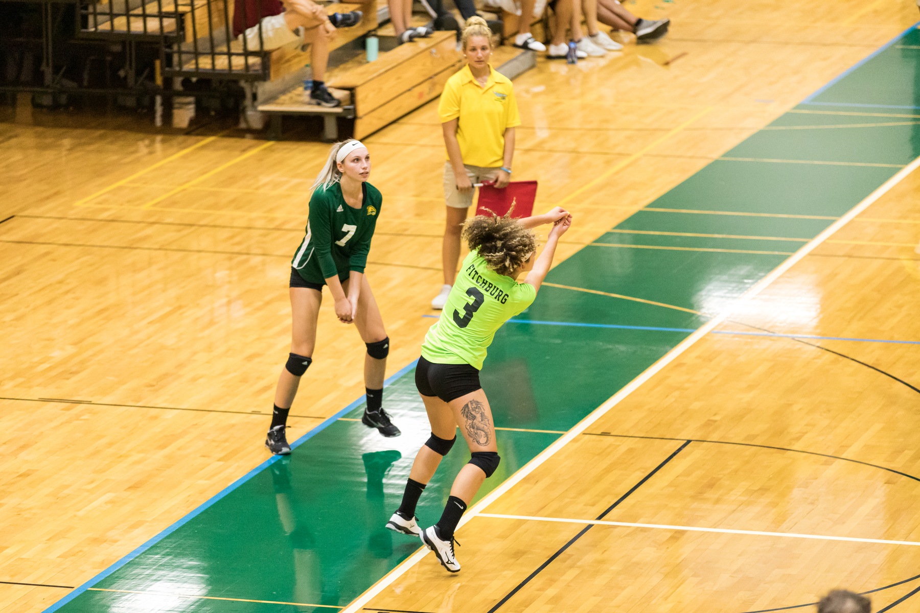 Falcons Fall To Panthers In Straight Sets